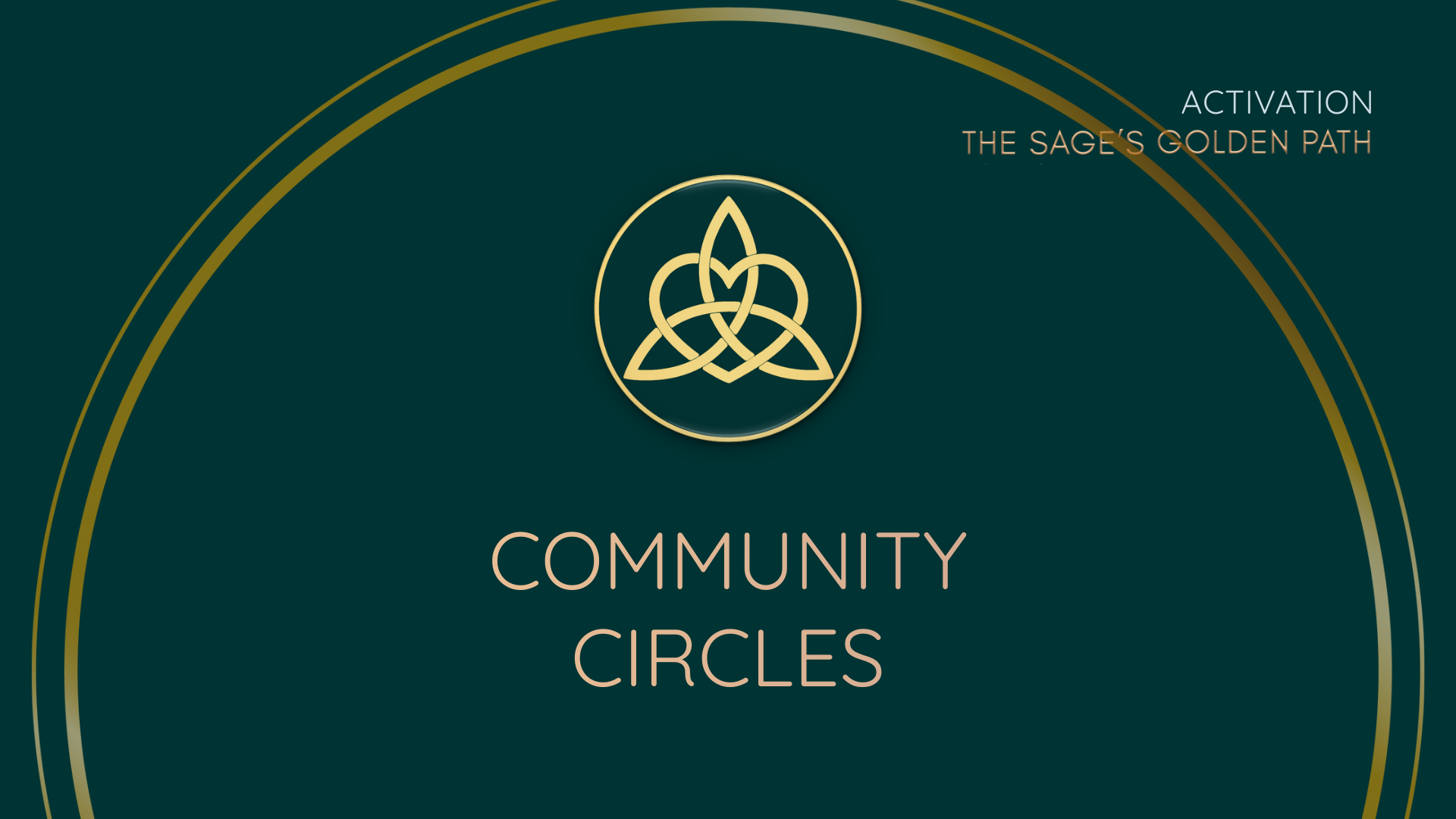 Concentric Community Rings Community Circles